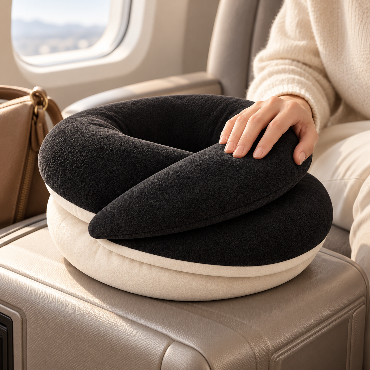 Wraparound Memory Foam Travel Neck Pillow