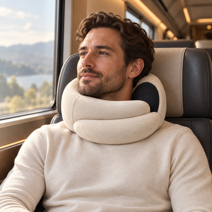 Wraparound Memory Foam Travel Neck Pillow