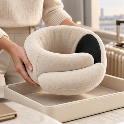 Wraparound Memory Foam Travel Neck Pillow
