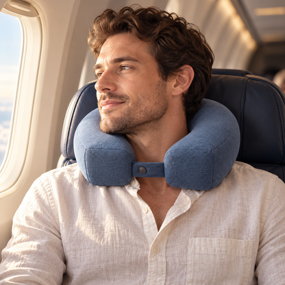 Memory Foam Travel Neck Pillow