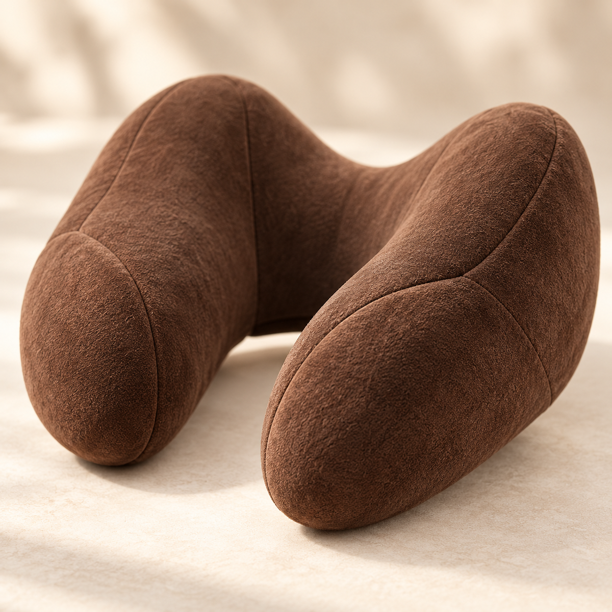 Contoured Memory Foam Travel Neck Pillow