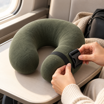 U-Shaped Memory Foam Travel Neck Pillow