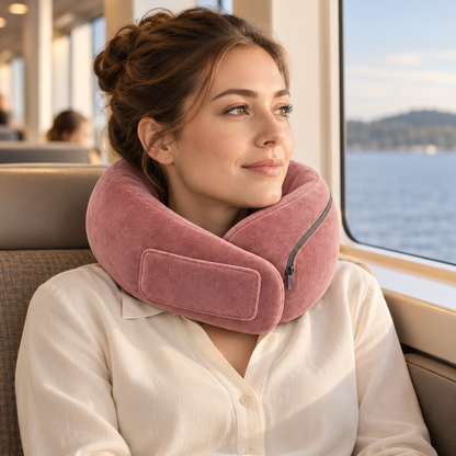 Wraparound Memory Foam Travel Neck Pillow