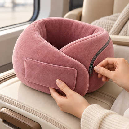 Wraparound Memory Foam Travel Neck Pillow